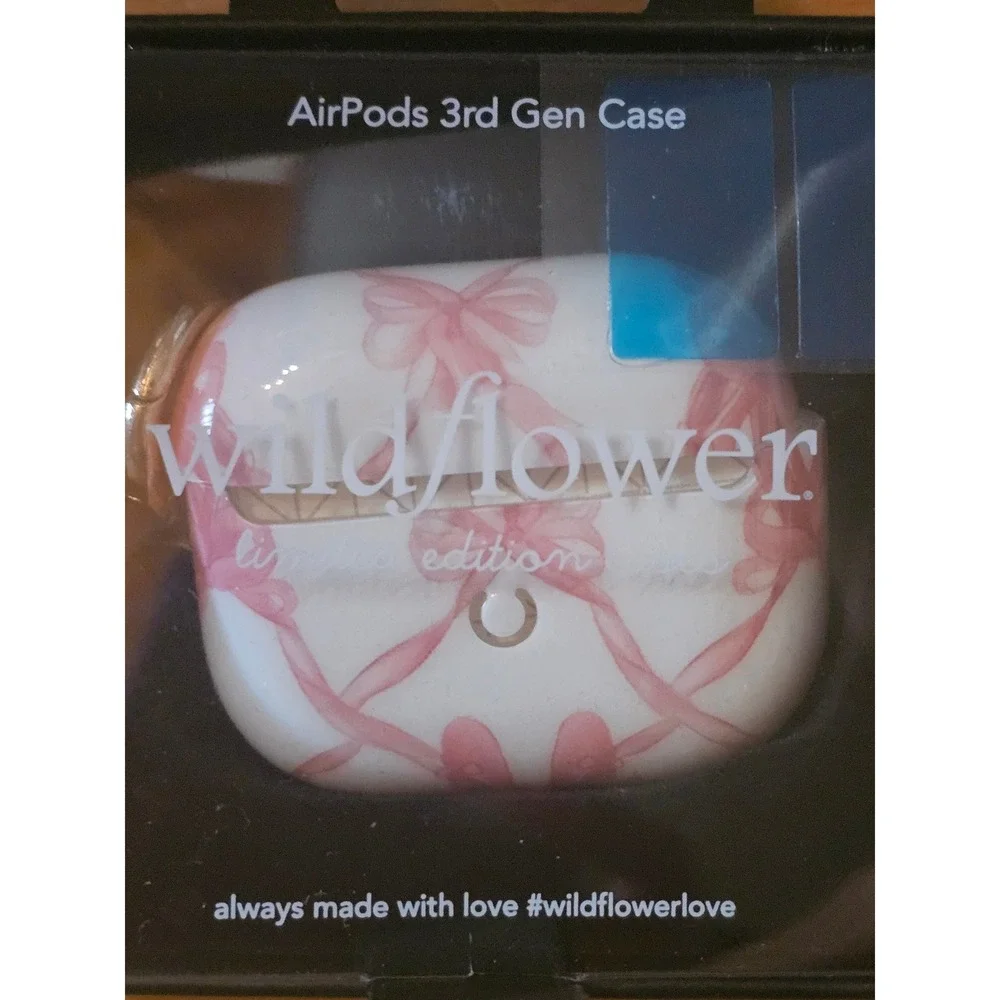 Wildflower AirPods 3rd Gen Case Limited Edition Pink Ballet Ribbon Bows BALTAIP3